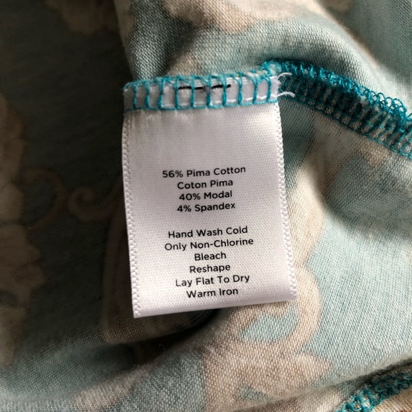 Talbots pleated scoop-neck 3/4 sleeve top - MP - Picture 10 of 14